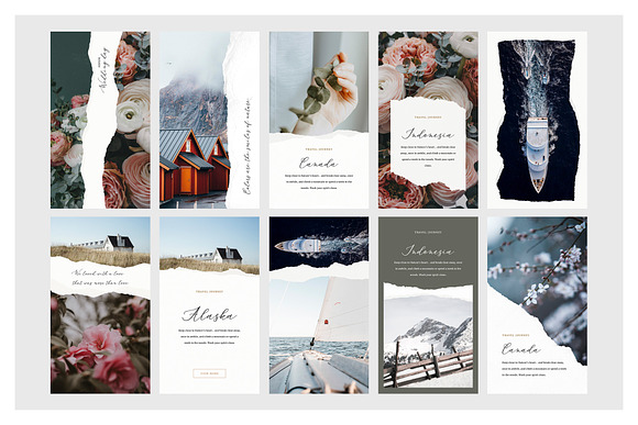 Ripped Papers — Instagram Templates in Instagram Templates - product preview 4