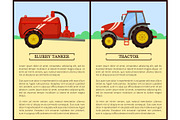 Agricultural Machinery Set, Cartoon