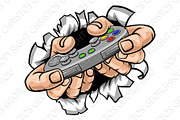 Gamer Hands Video Game Controller