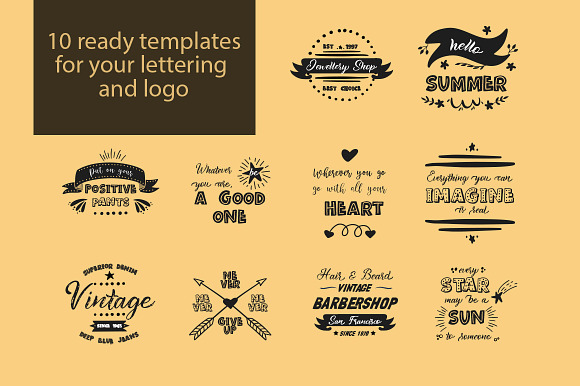 Lettering box. 8 Fonts & Extras!!! in Lettering Fonts - product preview 18
