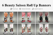 Beauty Saloon Roll Up Banners