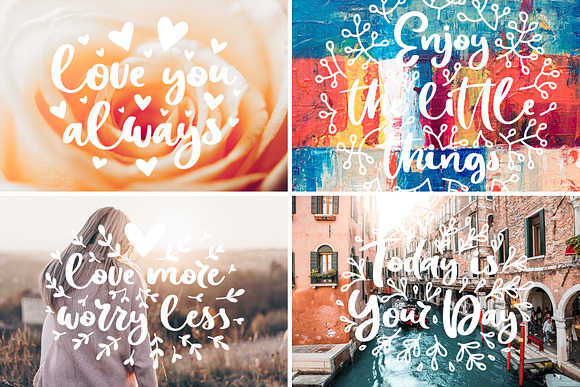 Be Amazing Font with Posters & Decor in Script Fonts - product preview 5
