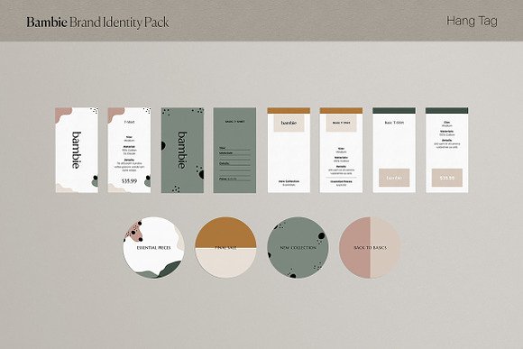 Bambie Brand Identity Pack in Stationery Templates - product preview 5