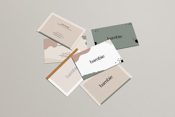 Bambie Brand Identity Pack in Stationery Templates - product preview 9