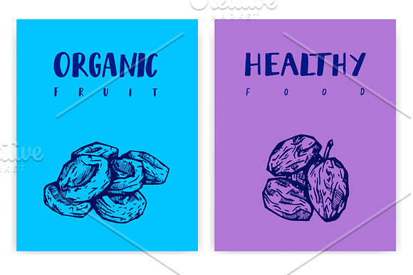 Vegans, farm food, vegetarians. in Illustrations - product preview 16