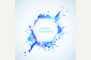 Abstract background with blue elemen