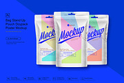Stand Up Pouch Doypack Poster Mockup