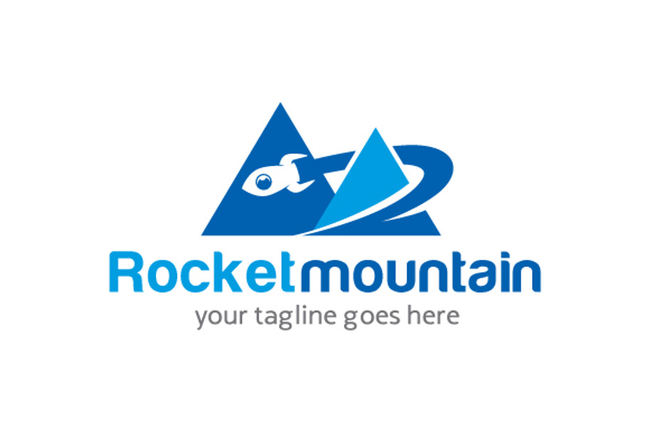 Rocket Mountain Logo Template in Logo Templates - product preview 8
