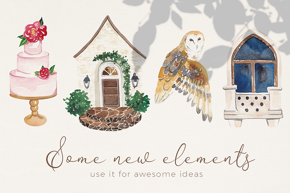 Romantic flower map creator in Illustrations - product preview 14