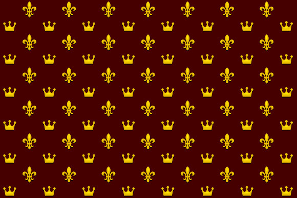 Seamless Pattern with King Crowns in Patterns - product preview 1