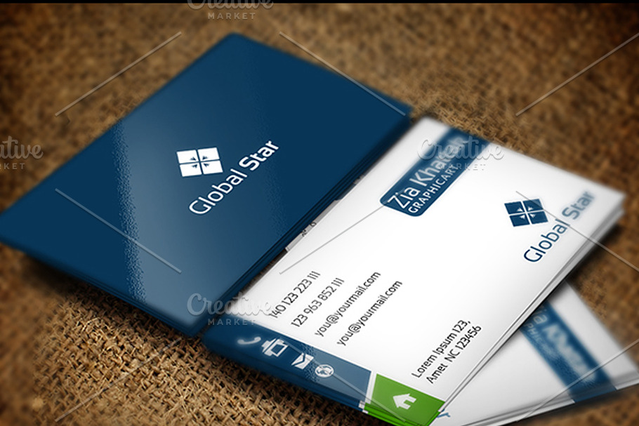 Global Star Vol-13 in Business Card Templates - product preview 8