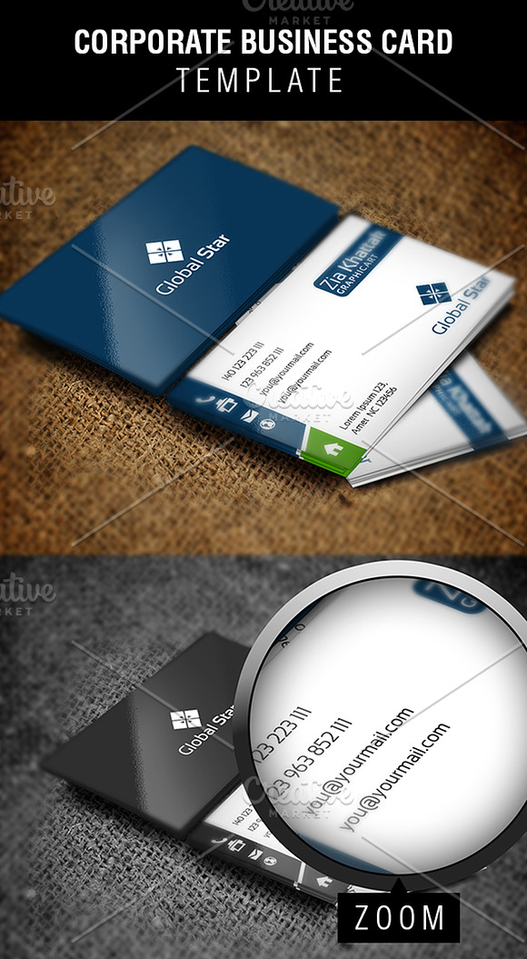 Global Star Vol-13 in Business Card Templates - product preview 1