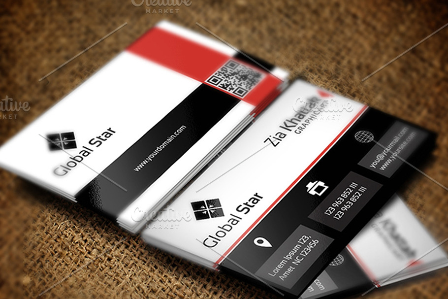 Global Star Vol-17 in Business Card Templates - product preview 8