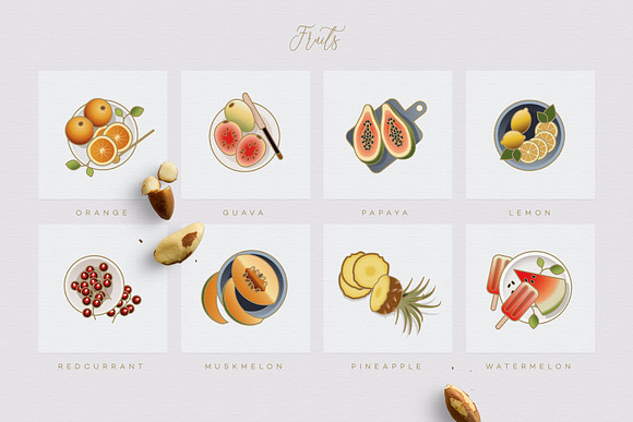 Whole Food Plant Based Diet Icons in Food Icons - product preview 6