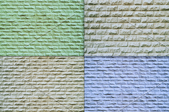 BRICK WALL TEXTURED BACKGROUND in Textures - product preview 2
