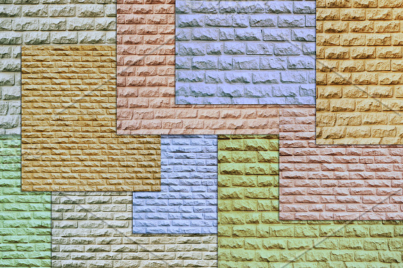 BRICK WALL TEXTURED BACKGROUND in Textures - product preview 3