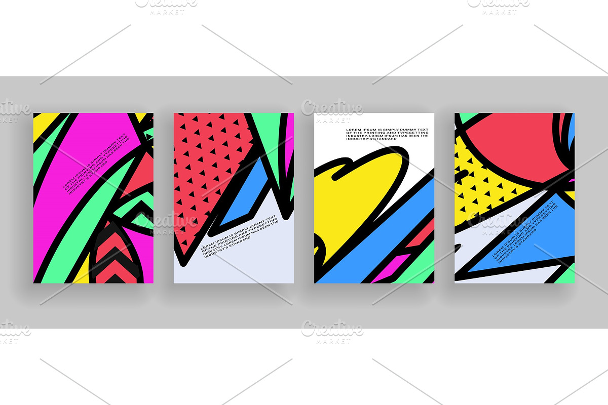 Minimal covers design. Placard in Illustrations - product preview 8