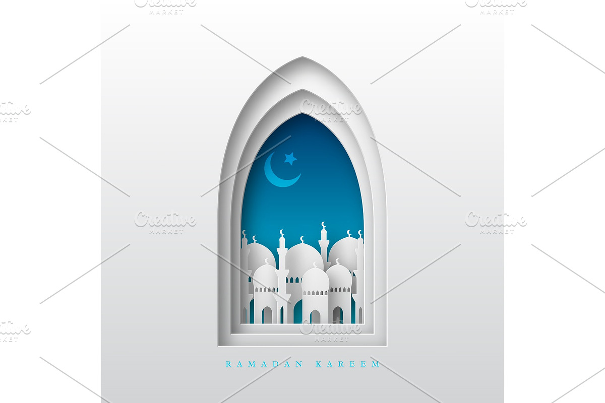 Ramadan Kareem greeting background. in Illustrations - product preview 8