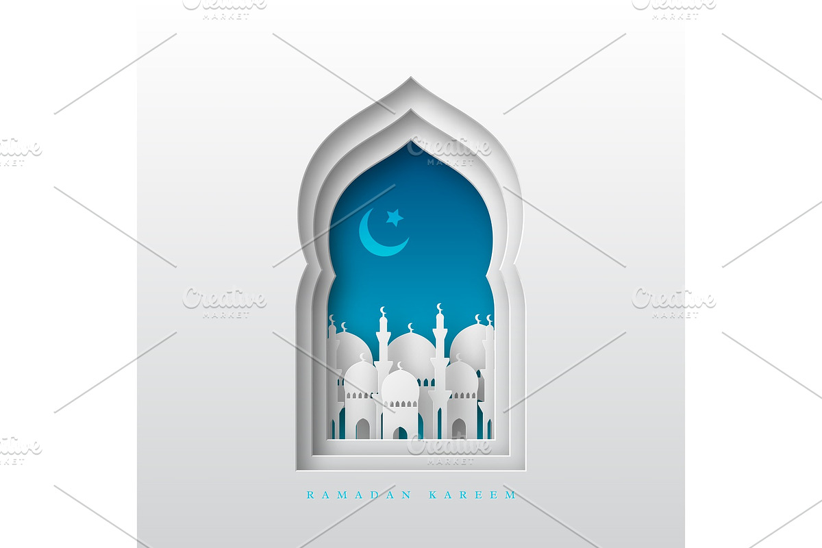 Ramadan Kareem greeting background. in Illustrations - product preview 8