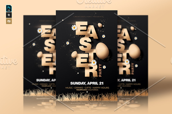 Classy Easter Flyer Template