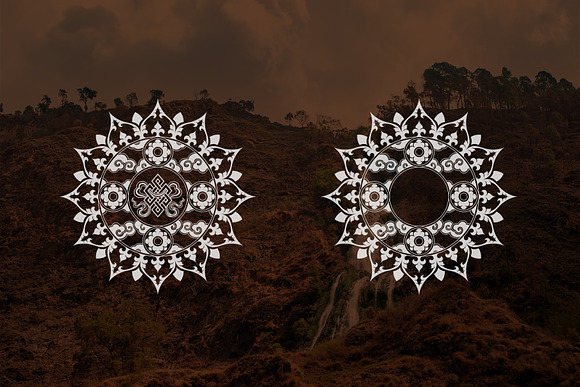 Mountain Portals - Mandala Set in Graphics - product preview 2