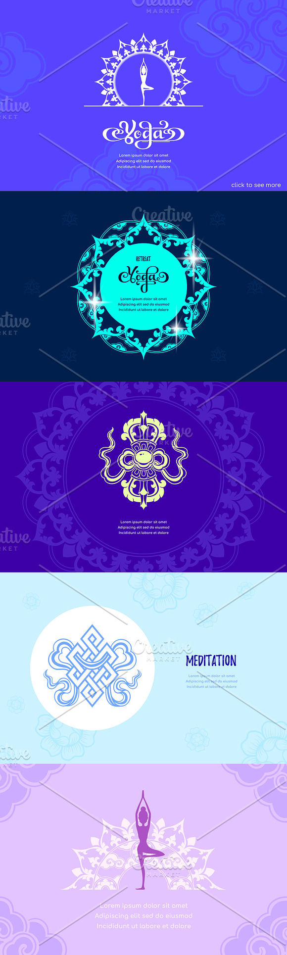 Mountain Portals - Mandala Set in Graphics - product preview 4