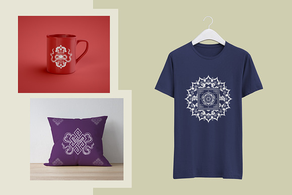Mountain Portals - Mandala Set in Graphics - product preview 6