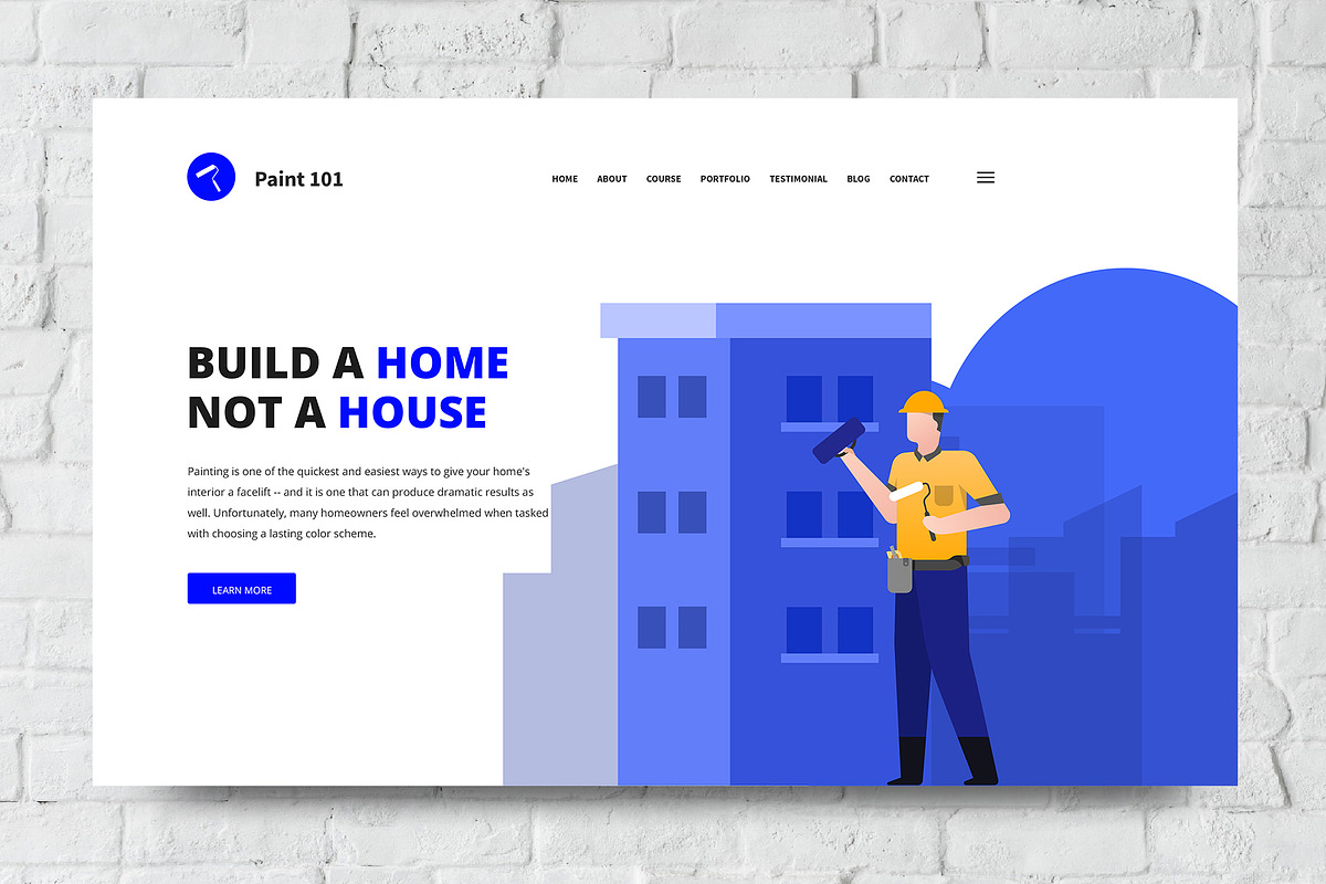 Construction Web Header PSD Vector in UI Kits and Libraries - product preview 8