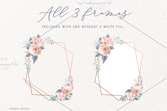 Dusty Blooms Watercolor Florals in Illustrations - product preview 4