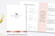 Salon Bi-Fold Brochure Template