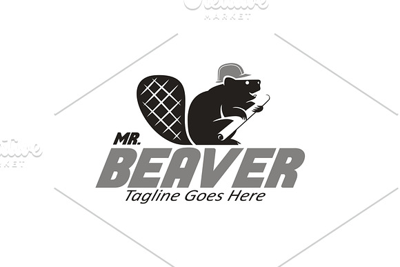 Mr. Beaver in Logo Templates - product preview 1