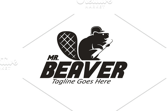 Mr. Beaver in Logo Templates - product preview 2