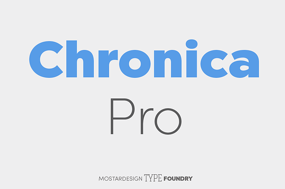 Chronica Pro Family (18 fonts) in Sans-Serif Fonts - product preview 6