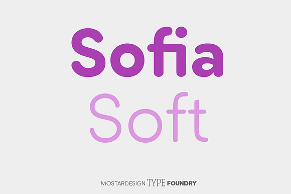 Sofia Soft Font Family (8 fonts) in Comic Sans Fonts - product preview 4