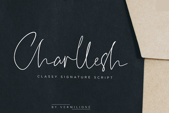 Charllesh Classy Signature Script in Signature Fonts - product preview 13