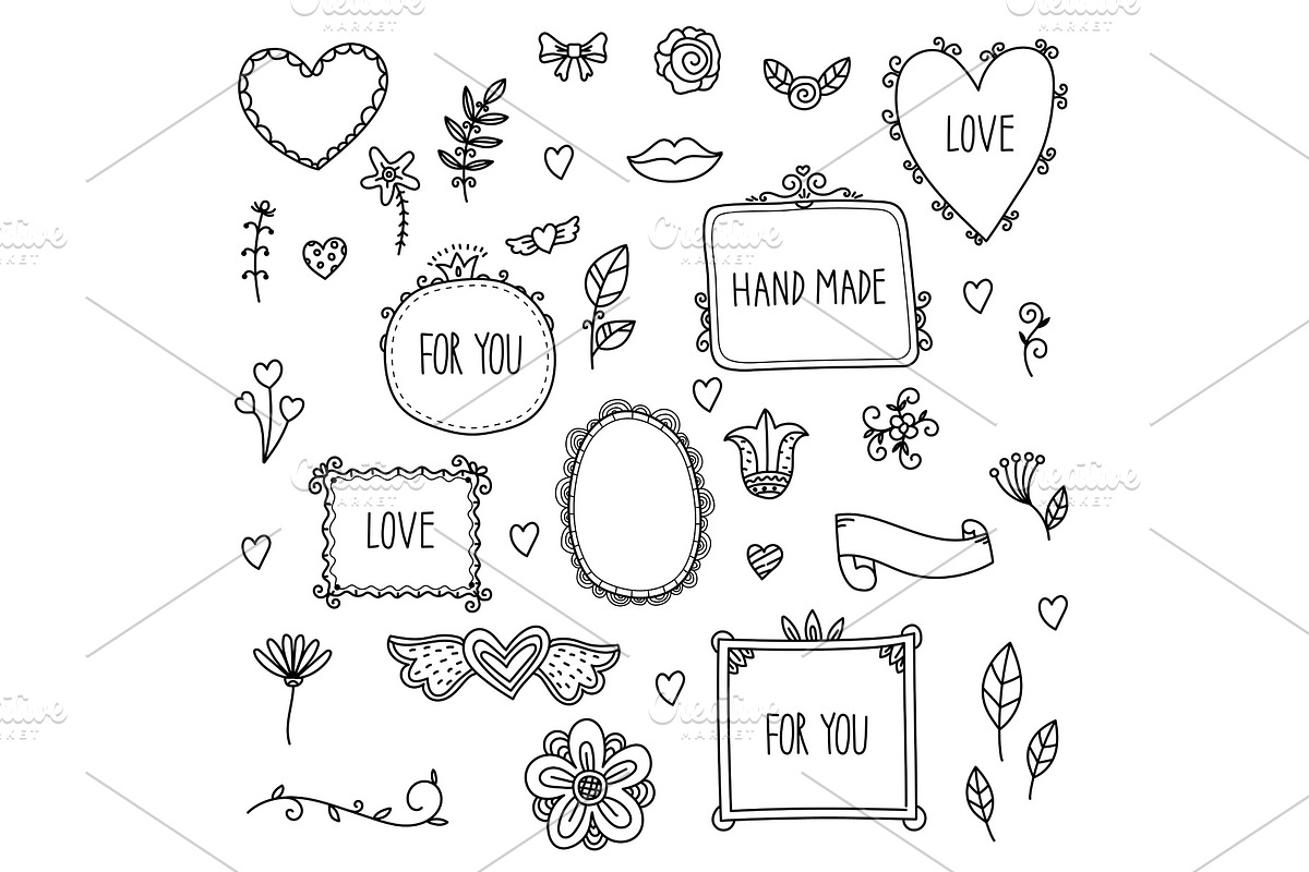 scrapbook elements vector in Illustrations - product preview 8