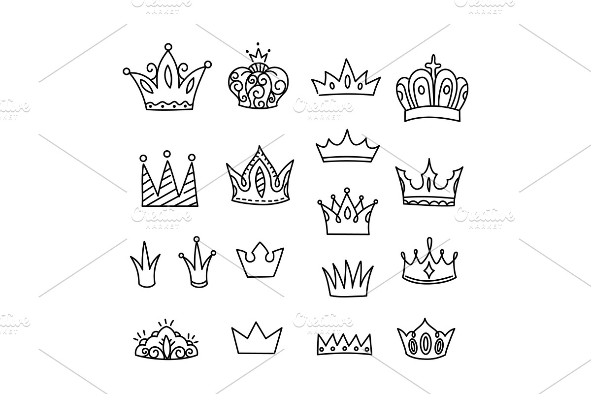 Crown vector isolated in Illustrations - product preview 8