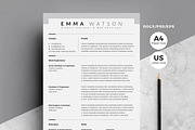 Resume Template | 4 Pages Pack