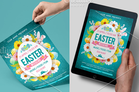 Easter Poster / Flyer Template in Flyer Templates - product preview 3