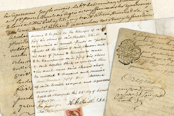 Antique Documents in Textures - product preview 1