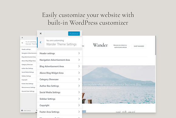 Wander WordPress Blog & Shop Theme in WordPress Blog Themes - product preview 5