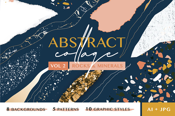 40% off - Abstract Collage BUNDLE in Patterns - product preview 7