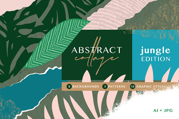 40% off - Abstract Collage BUNDLE in Patterns - product preview 13