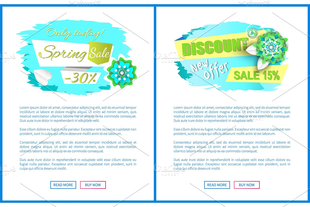 Discount and New Offer, Spring Sale in Illustrations - product preview 8