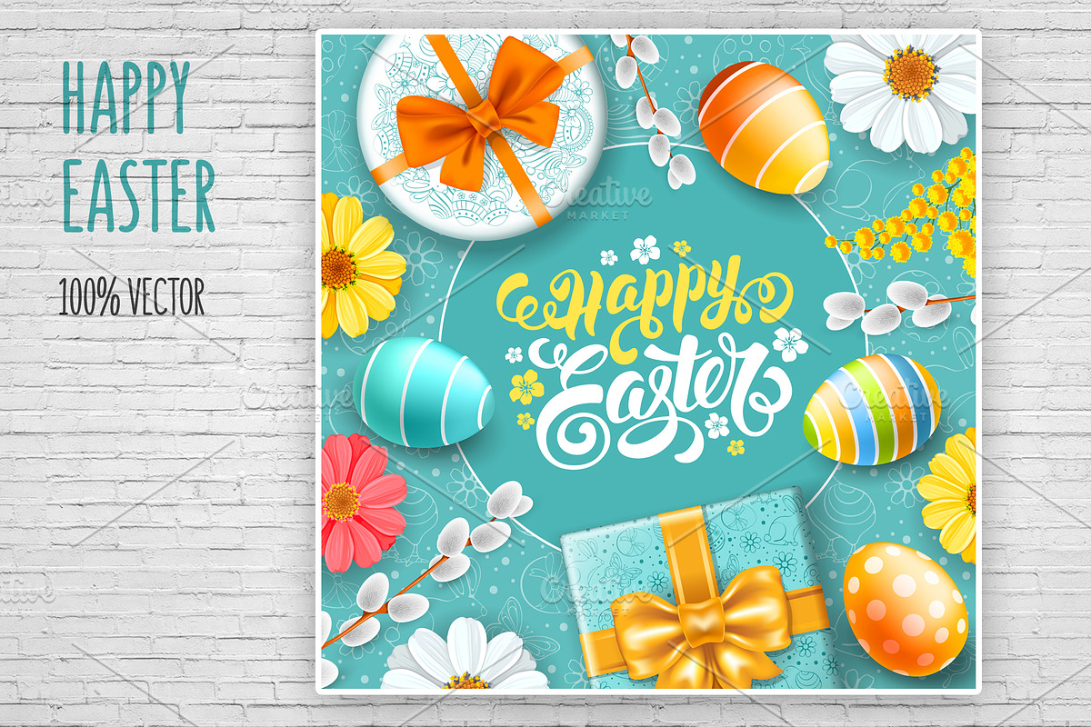 Vector Illustration For Easter in Illustrations - product preview 8