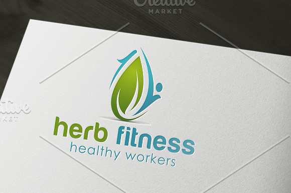Healthy fitness Logo in Logo Templates - product preview 1