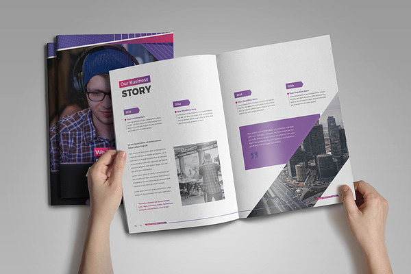 Abstract 20 Pages Business Brochure