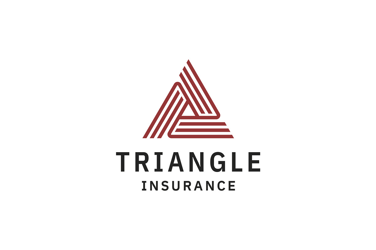 Triangle Insurance Logo Template in Logo Templates - product preview 8