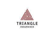 Triangle Insurance Logo Template
