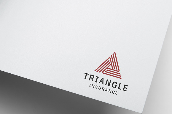 Triangle Insurance Logo Template in Logo Templates - product preview 1